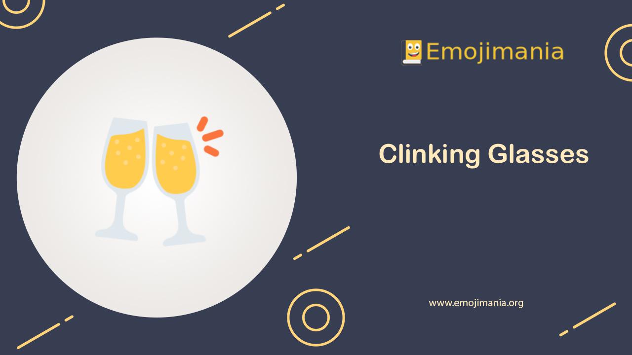🥂 Meaning Clinking Glasses Emoji Copy and Paste
