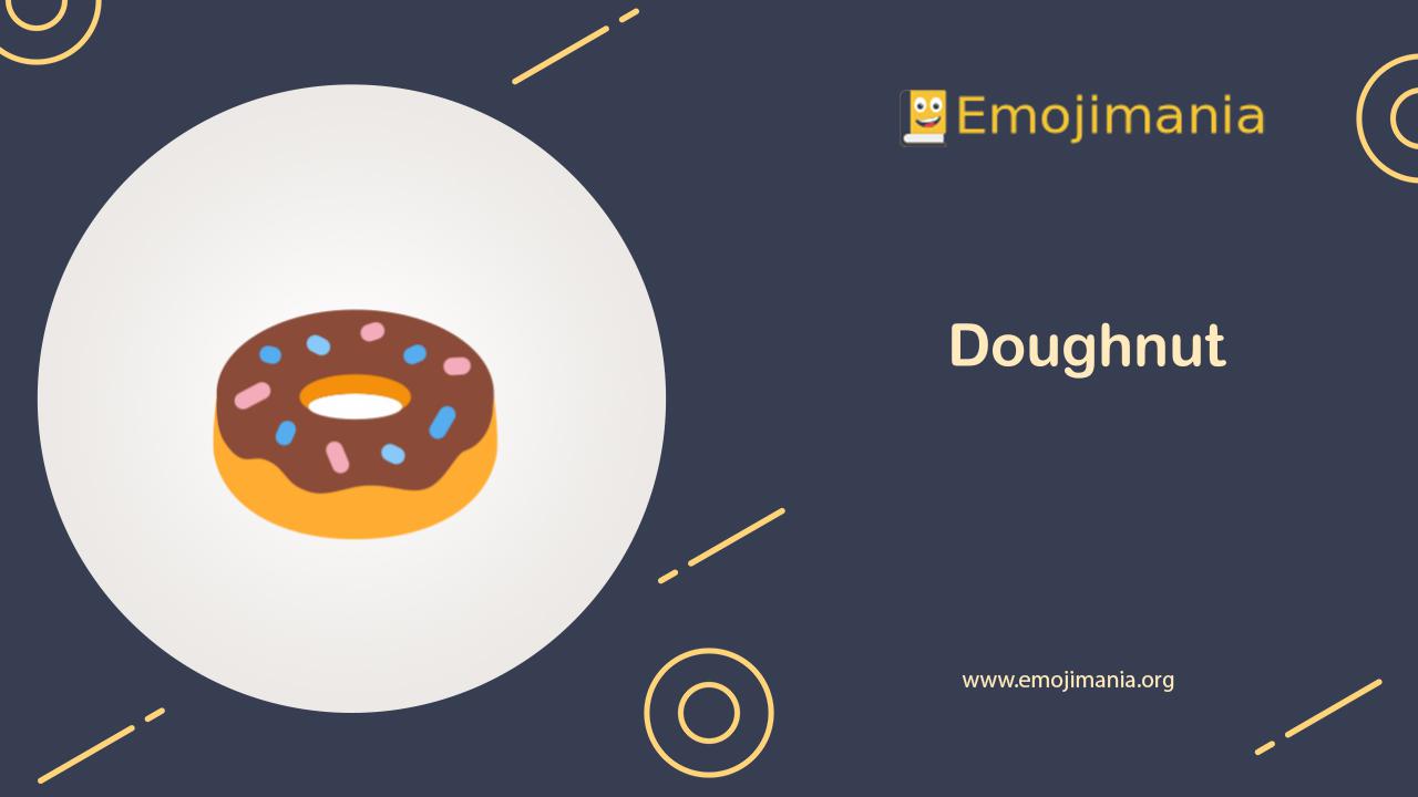 🍩 Meaning Doughnut Emoji Copy and Paste