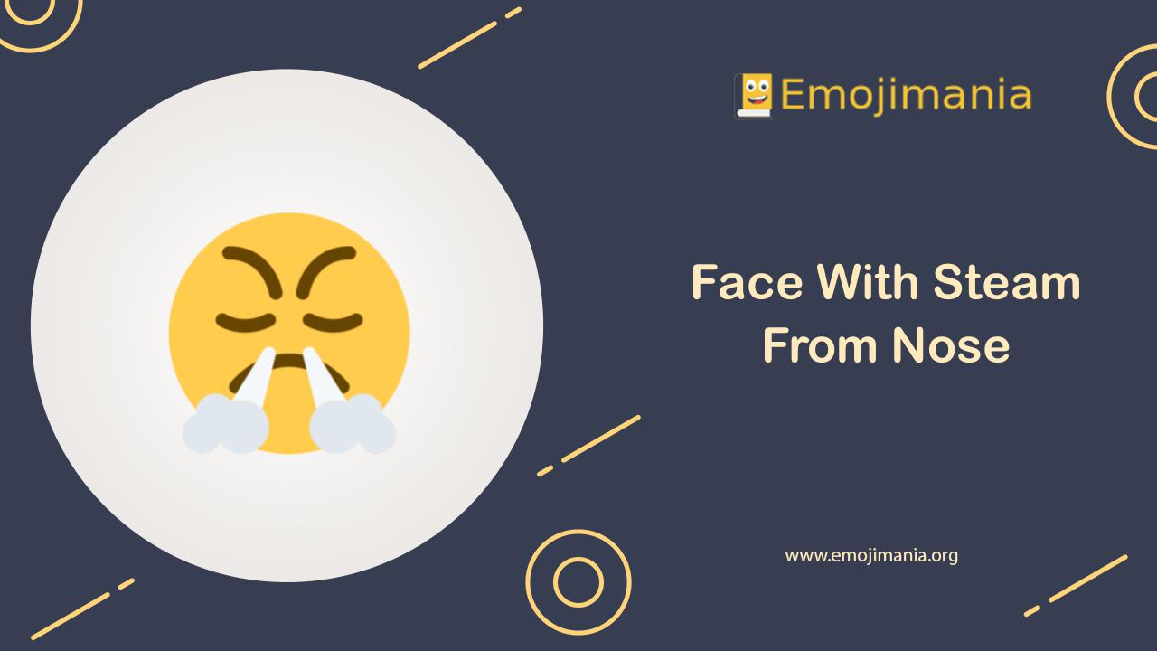 😤 Meaning Face With Steam From Nose Emoji Copy and Paste