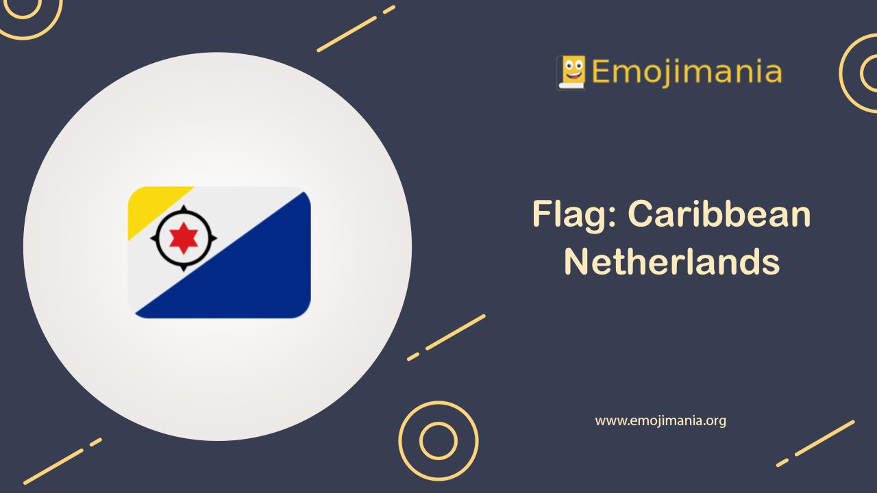 🇧🇶 Meaning Flag Caribbean Netherlands Emoji Copy and Paste