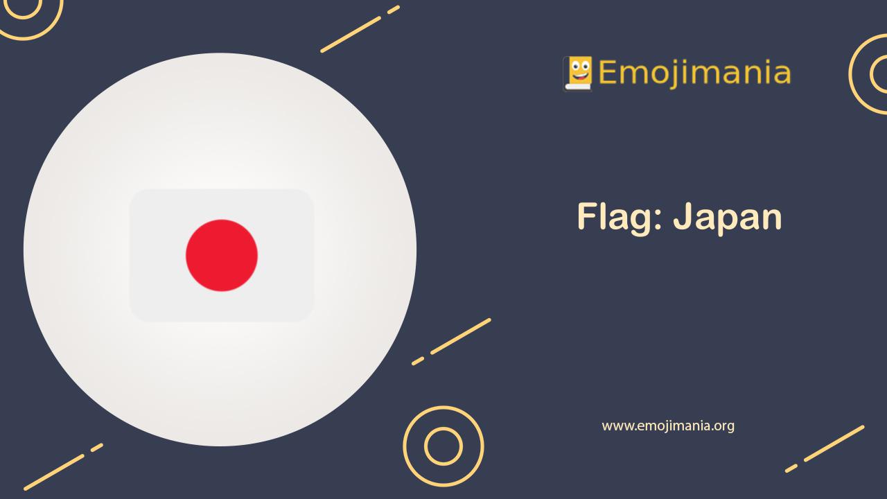🇯🇵 Meaning Flag Japan Emoji Copy and Paste