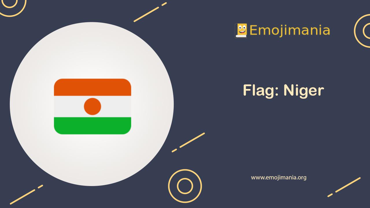 🇳🇪 Meaning Flag Niger Emoji Copy and Paste