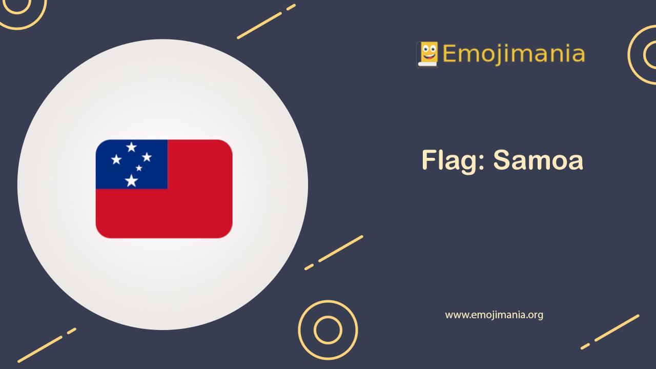 🇼🇸 Meaning Flag Samoa Emoji Copy and Paste
