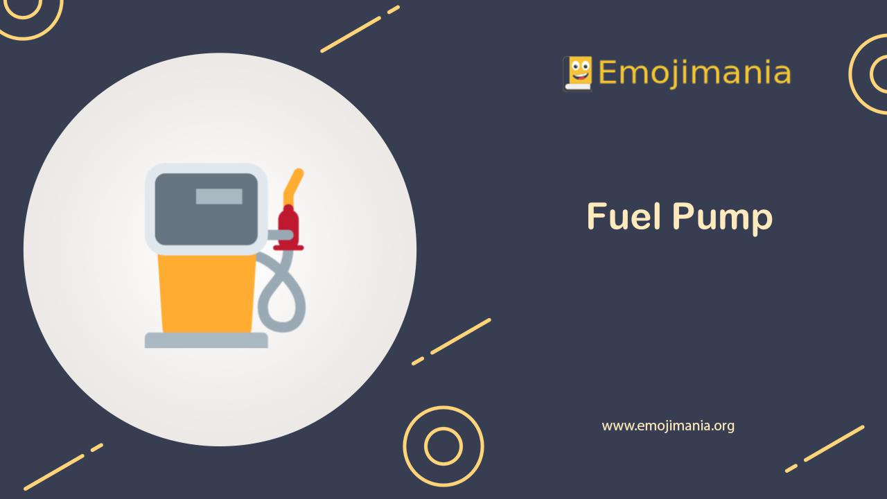 ⛽ Meaning Fuel Pump Emoji Copy and Paste