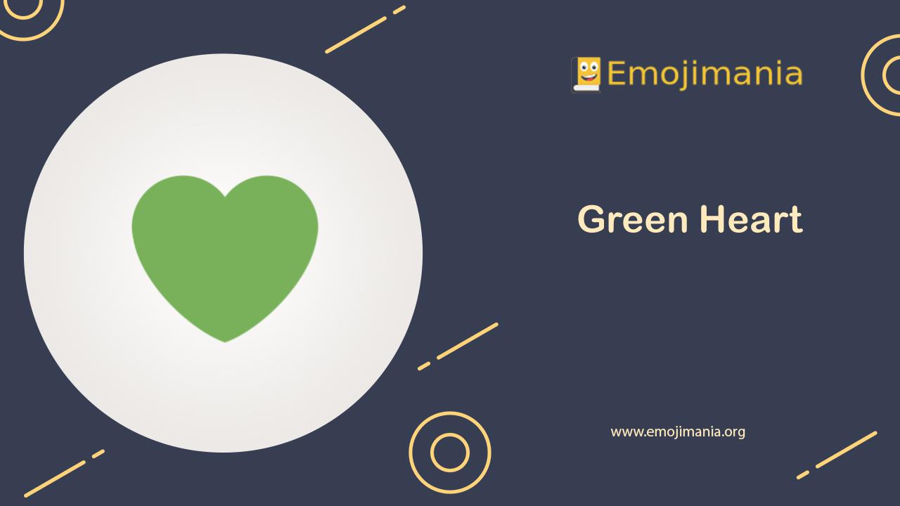 💚 Meaning Green Heart Emoji Copy and Paste