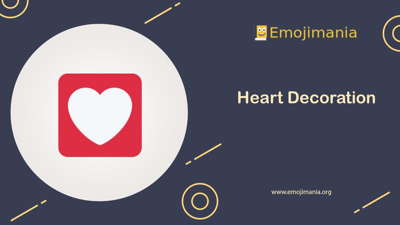 💟 Meaning Heart Decoration Emoji Copy and Paste
