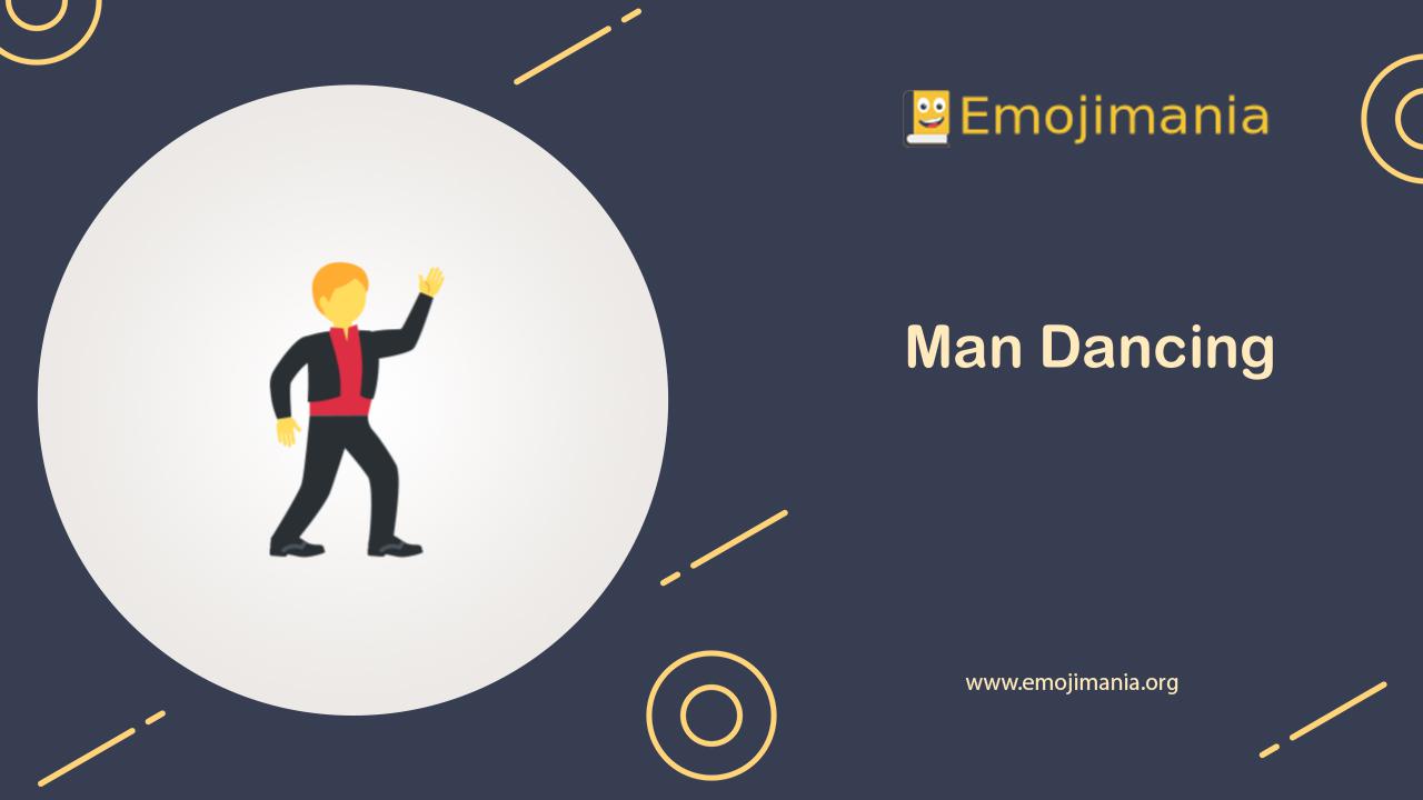 🕺 Meaning | Man Dancing Emoji | Copy and Paste