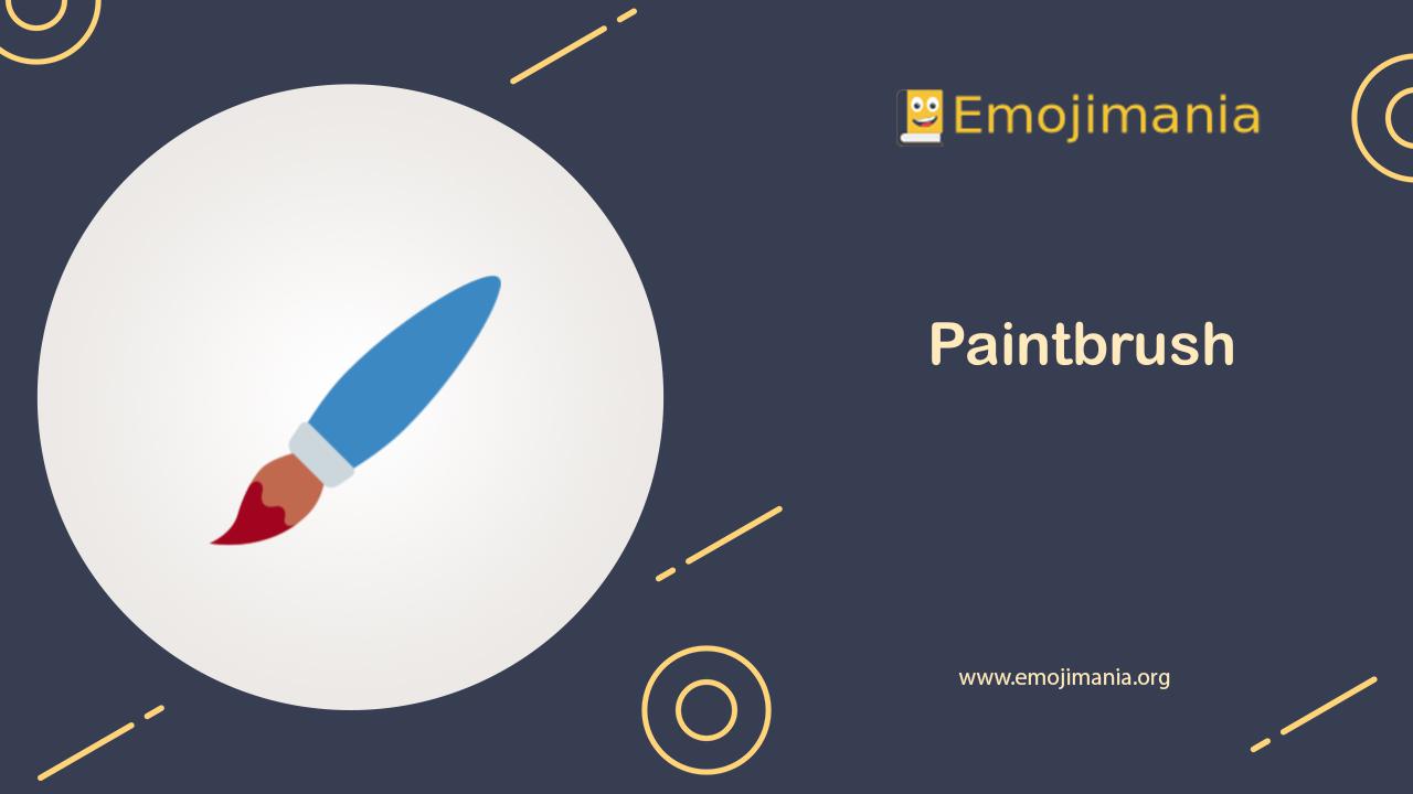 🖌 Meaning Paintbrush Emoji Copy and Paste