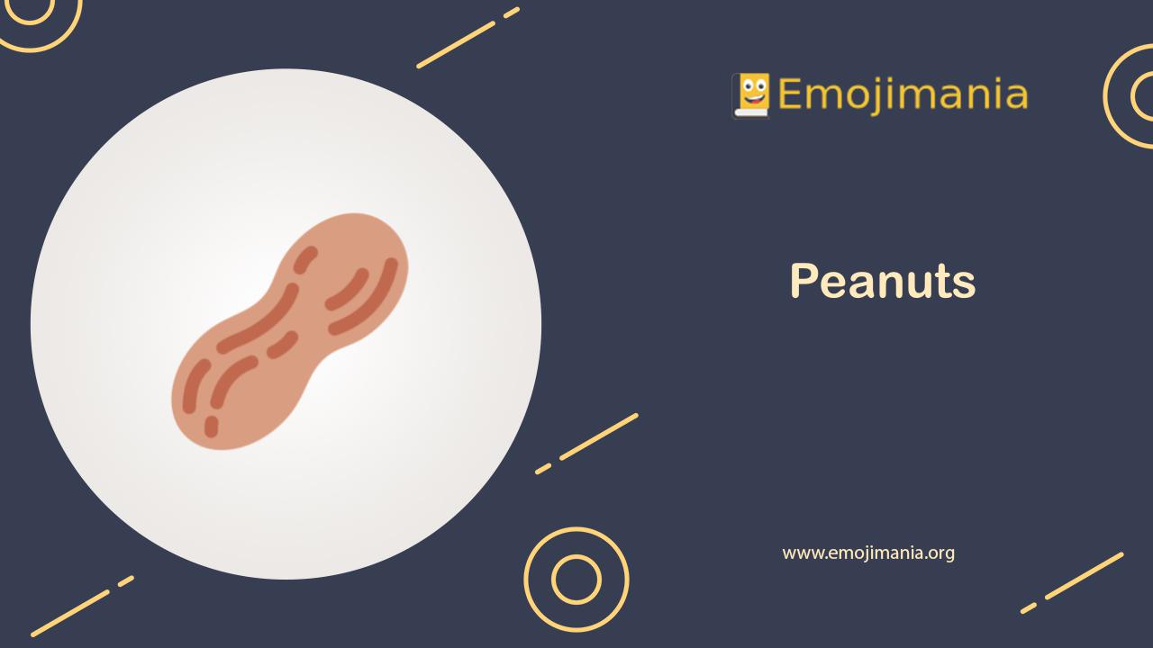 🥜 Meaning Peanuts Emoji Copy and Paste