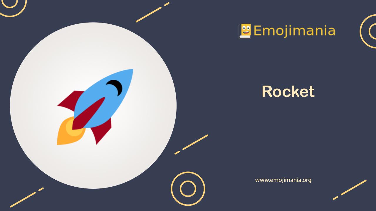 🚀 Meaning Rocket Emoji Copy and Paste