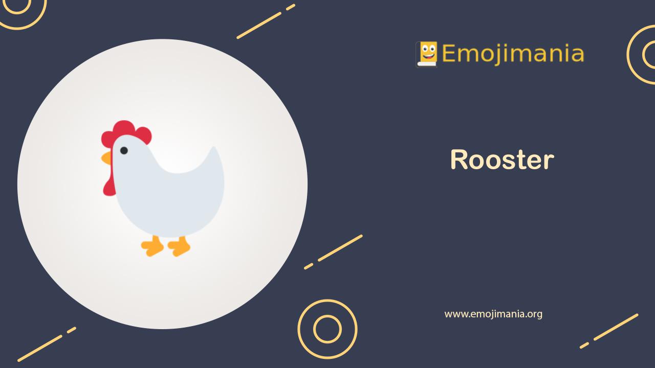🐓 Meaning Rooster Emoji Copy and Paste