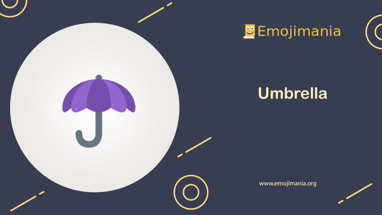 ☂ Meaning Umbrella Emoji Copy and Paste