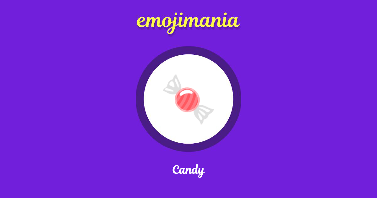 🍬 Candy emoji Copy & Paste Emojimania