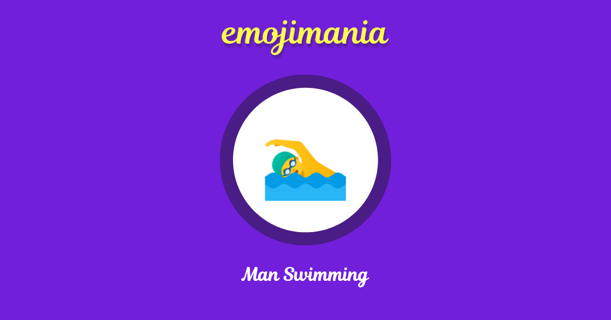 🏊‍♂️ Man Swimming emoji Copy & Paste Emojimania