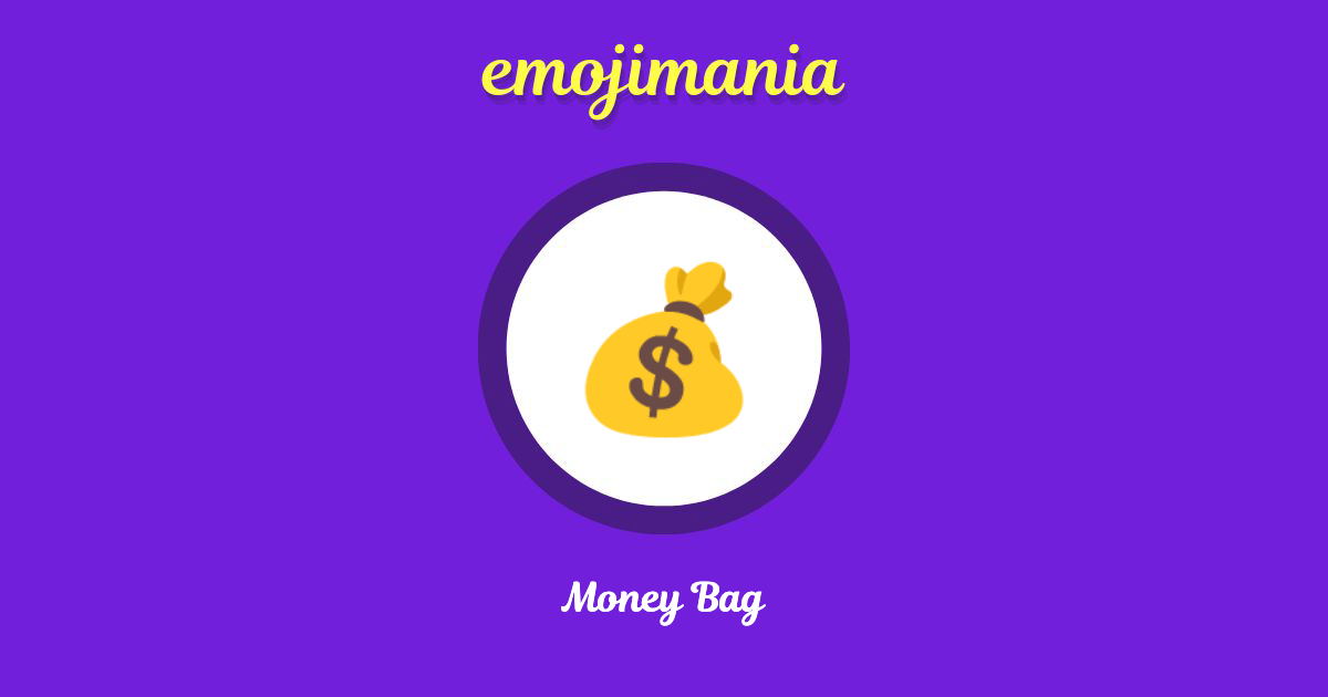 💰 Money Bag emoji Copy & Paste - Emojimania