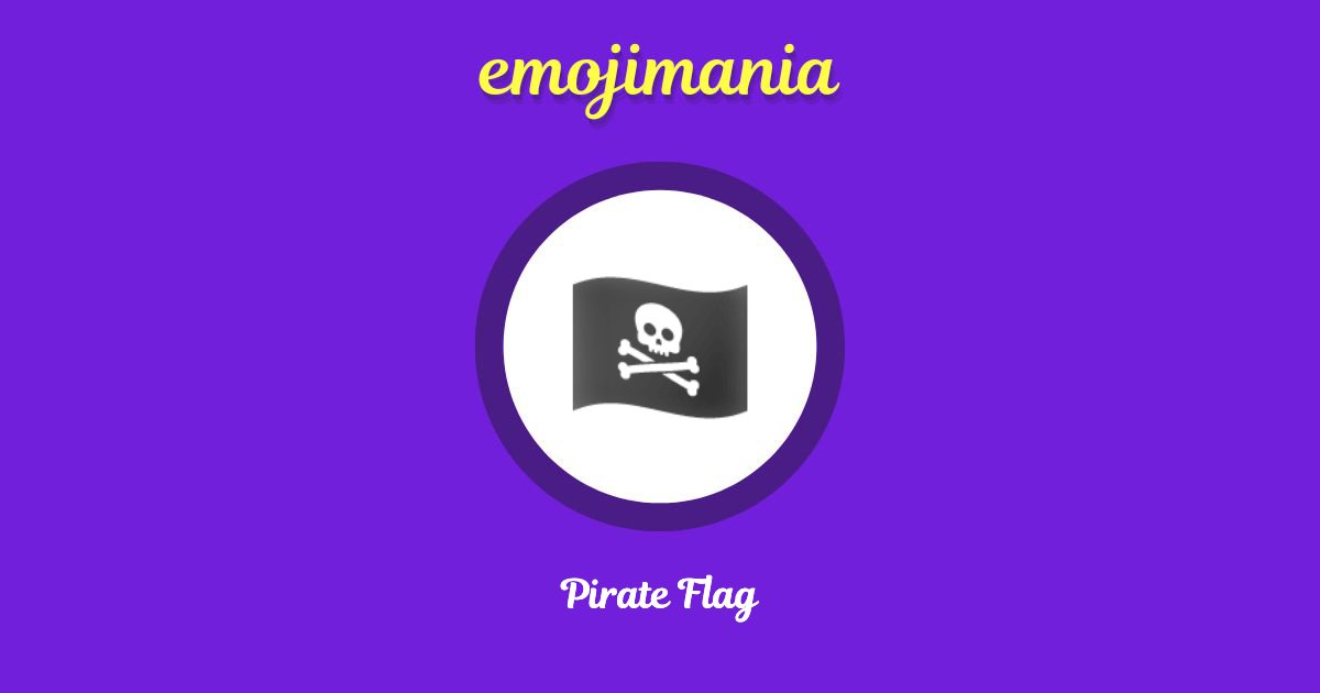 🏴‍☠️ Pirate Flag emoji Copy & Paste Emojimania