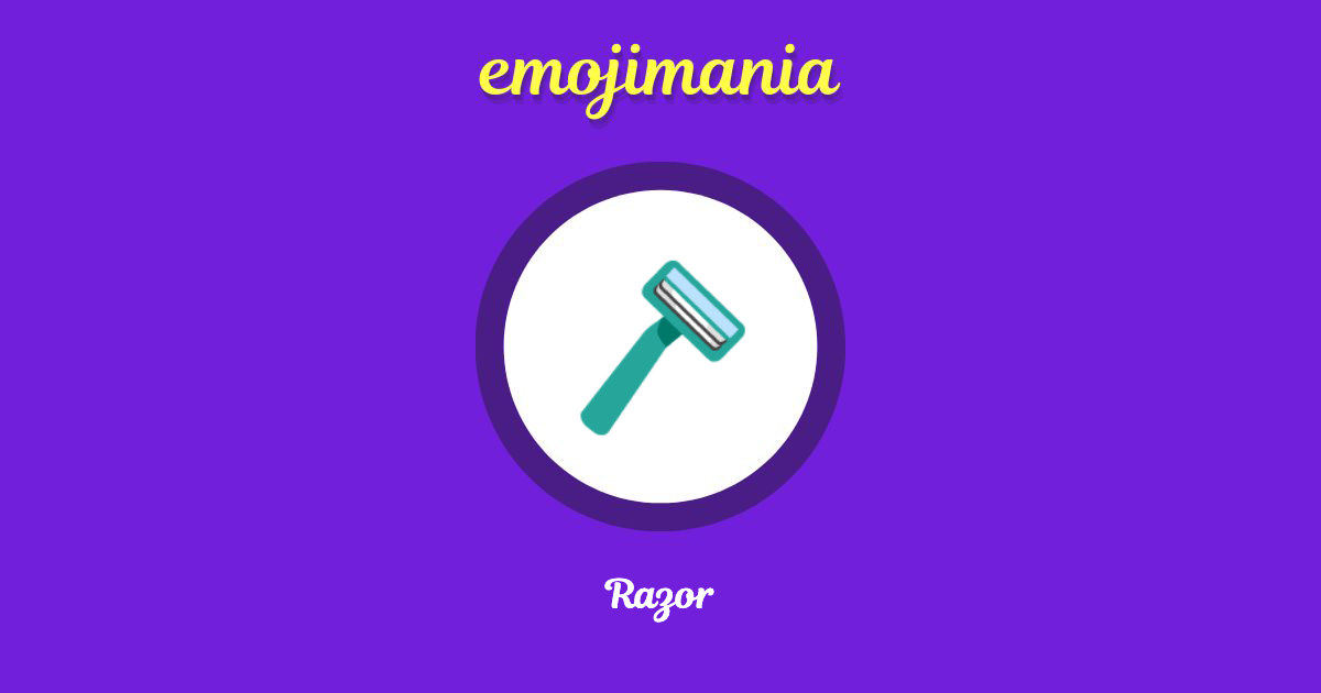 🪒 Razor emoji Copy & Paste Emojimania