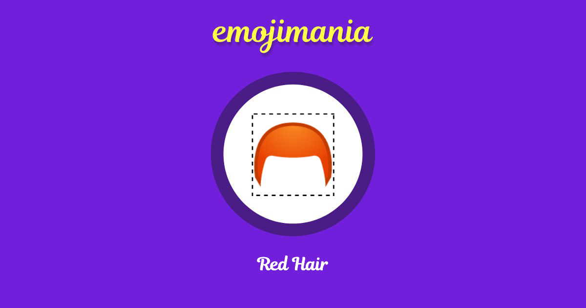 🦰 Red Hair emoji Copy & Paste - Emojimania