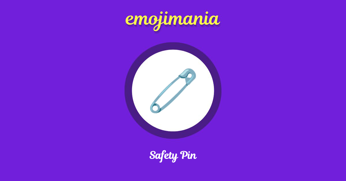 🧷 Safety Pin emoji Copy & Paste Emojimania