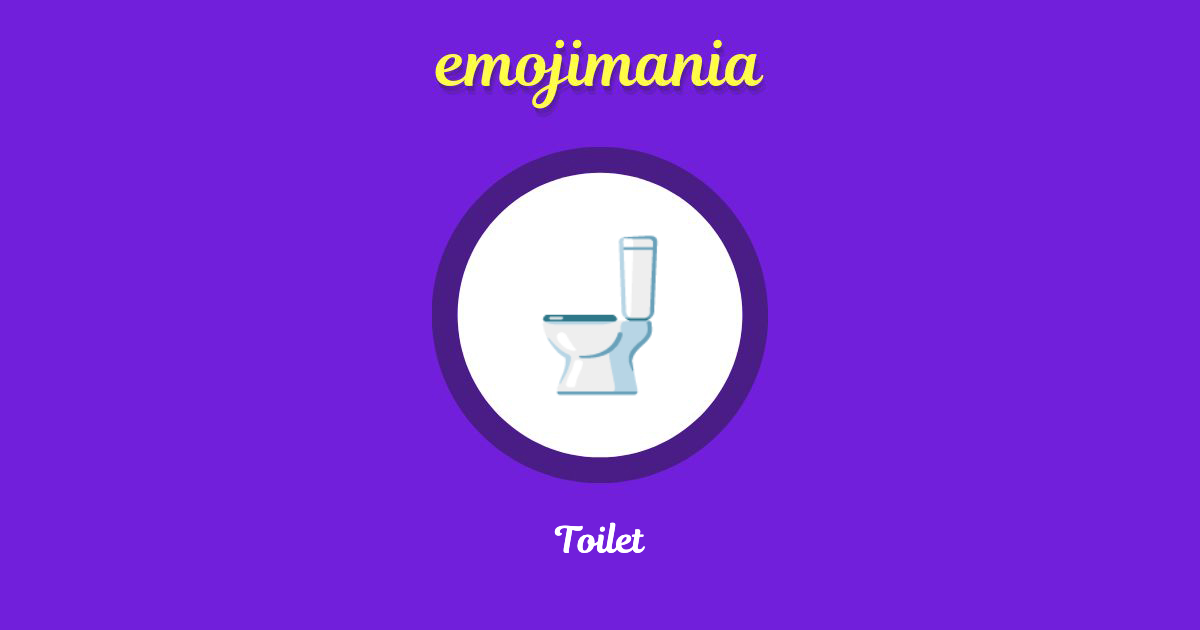 🚽 Toilet emoji Copy & Paste Emojimania