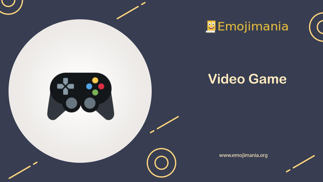 🎮 Meaning Video Game Emoji Copy and Paste