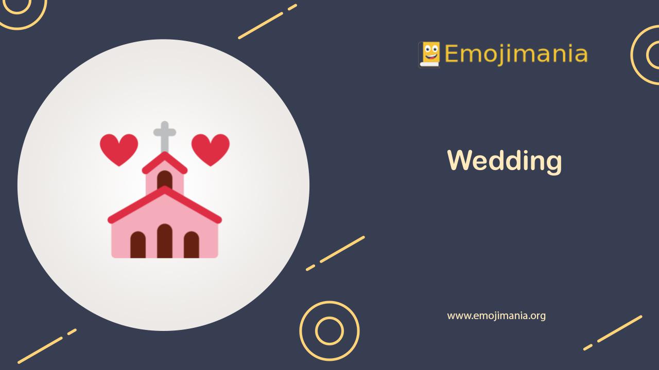 💒 Meaning | Wedding Emoji | Copy and Paste