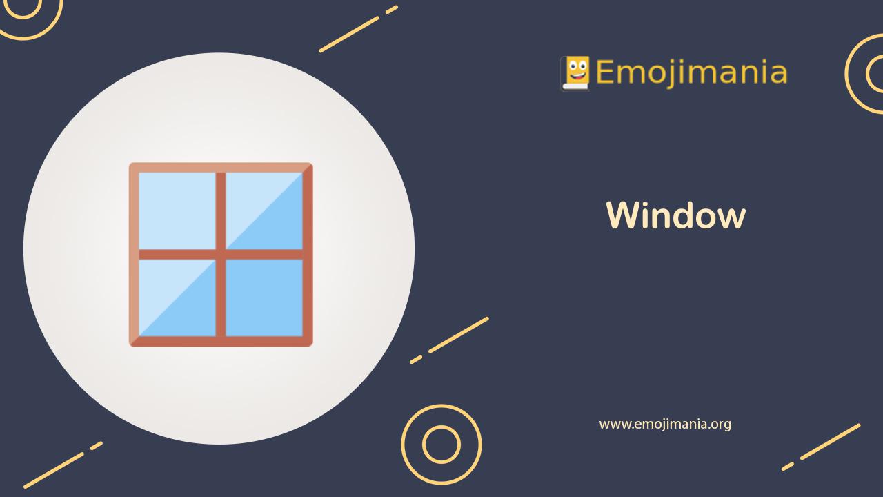 🪟 Meaning | Window Emoji | Copy and Paste