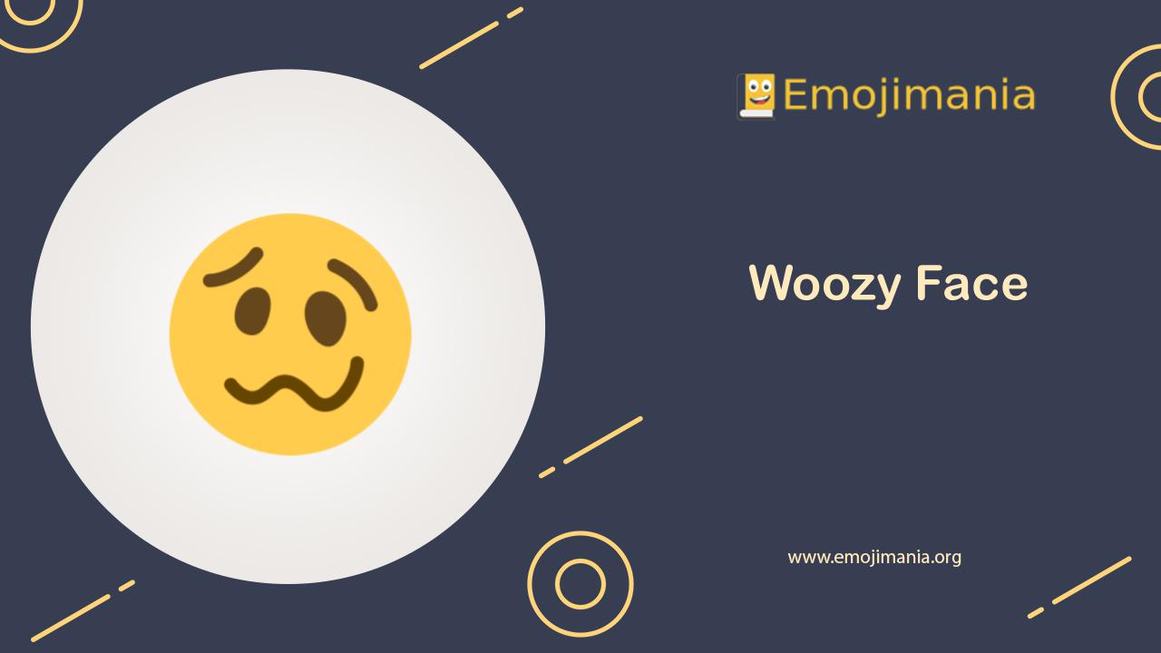 🥴 Meaning Woozy Face Emoji Copy and Paste