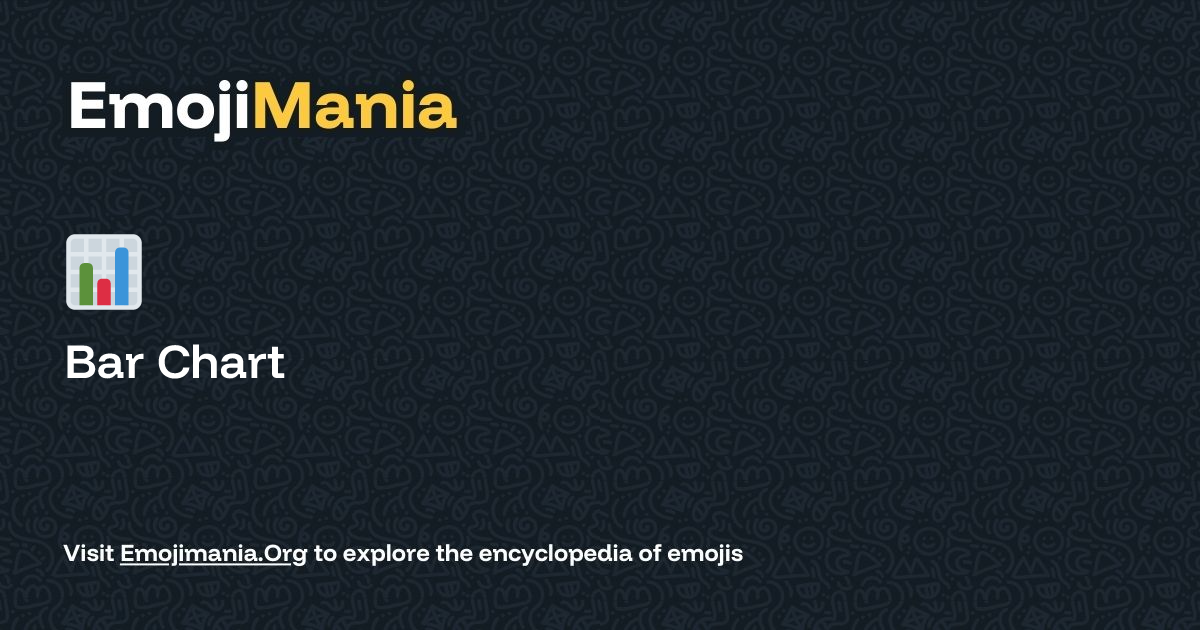 📊 Bar Chart Meaning, Combos & Copy paste - EmojiMania