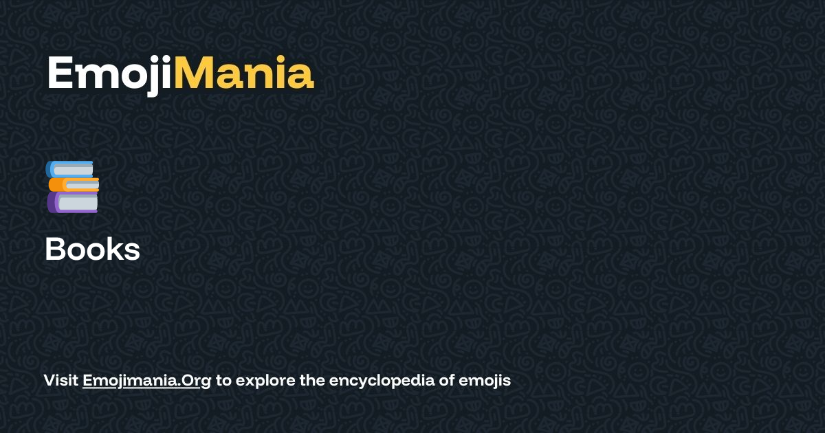 📚️ Books Meaning, Combos & Copy paste - EmojiMania