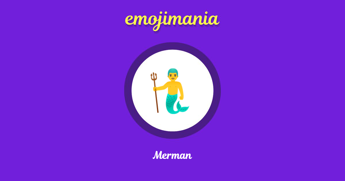 Merman Emoji copy and paste