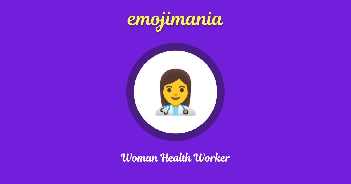 Woman Health Worker Emoji copy and paste